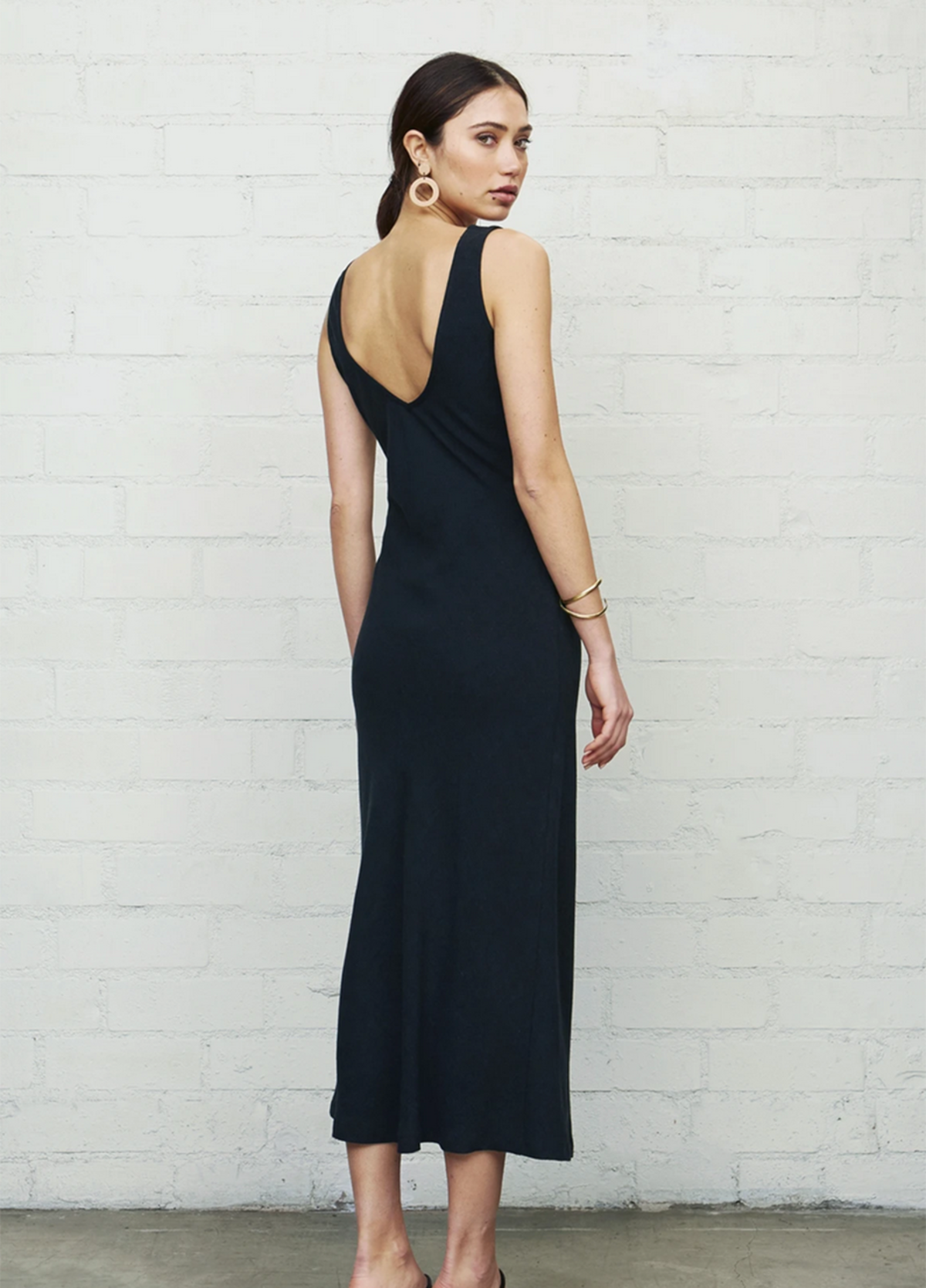 knee length dresses for ladies Sway Dress Pistachio / 2. / Beaded Lettuce main image 0