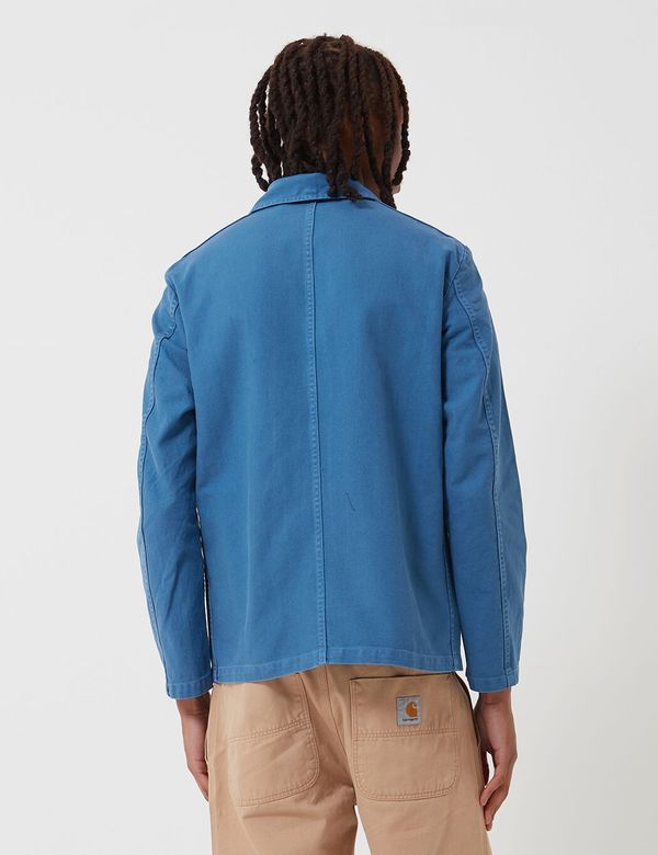 Vetra Cotton Drill French Workwear Jacket 5-Short - Waid Blue