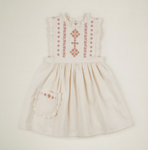 APOLINA 　IDA pinfore Dress 5-7y PREVIEW Apolina Ida Dress Alabaster | Garmentory