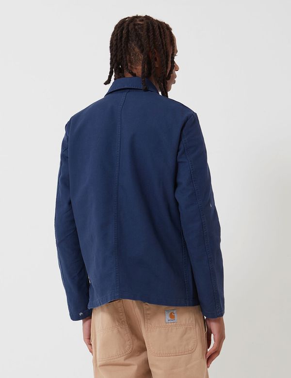 Vetra French Workwear Cotton Drill Jacket - Navy Blue Vetra French Workwear Cotton Drill Jacket - Navy Blue