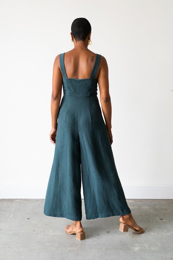 Waltz Bralette Jumpsuit - Spruce Waltz Bralette Jumpsuit - Spruce