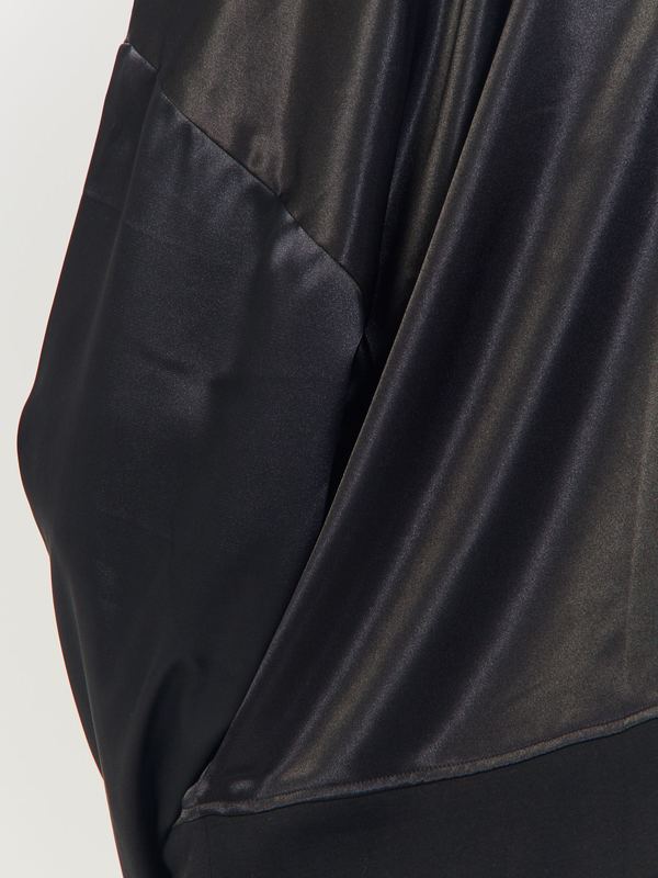 ジャケット・アウター SATIN TRACK JACKET /willy chavarria Willy Chavarria Satin Track Jacket - Black | Garmentory