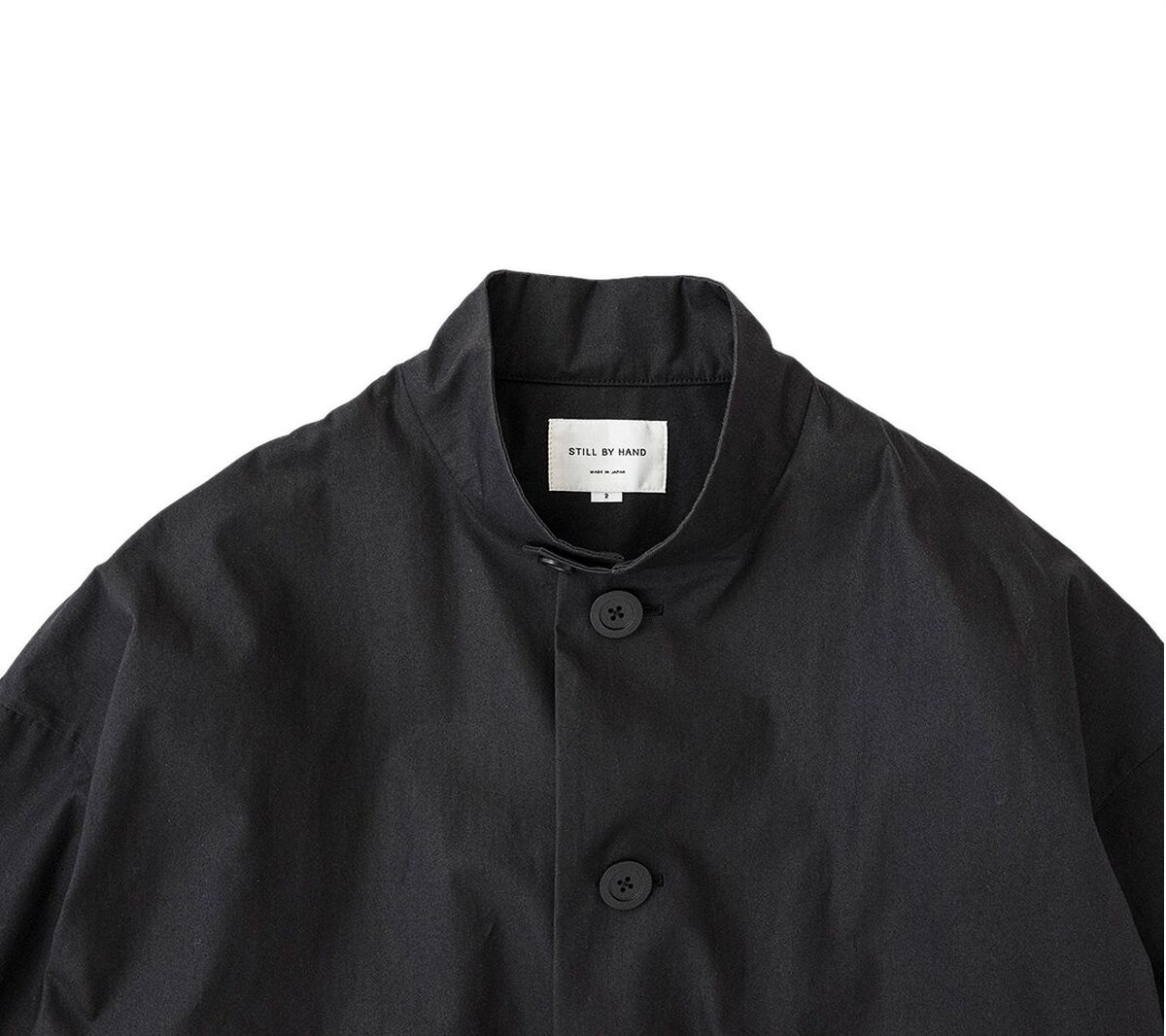 ジャケット・アウター STILL BY HAND Coated Oversize Mac Coat Still By Hand Oversized coated MAC - Black | Garmentory