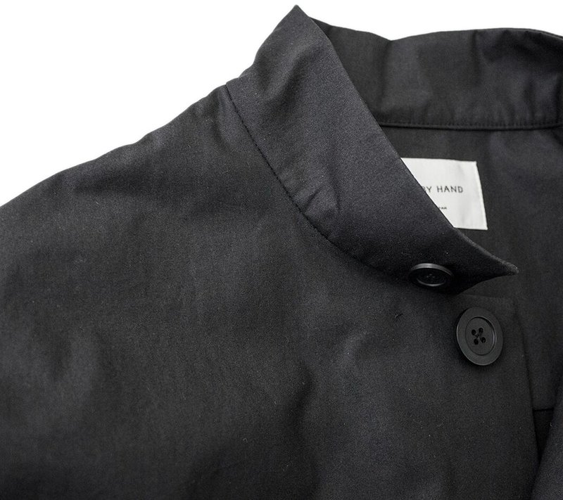 ジャケット・アウター STILL BY HAND Coated Oversize Mac Coat Still By Hand Oversized coated MAC - Black | Garmentory