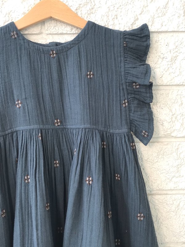 pink chicken kit dress Kids Pink Chicken KIT DRESS - dark slate