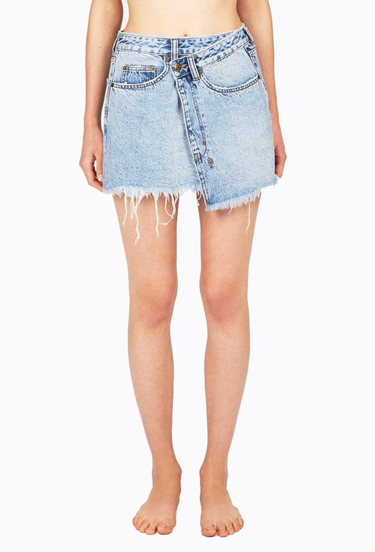 ◆KSUBI◆ Rap Skirt Clas Sick デニム ミニスカート Buy Rap Skirt Clas Sick | Denim Wrap Mini Skirt | Ksubi ++