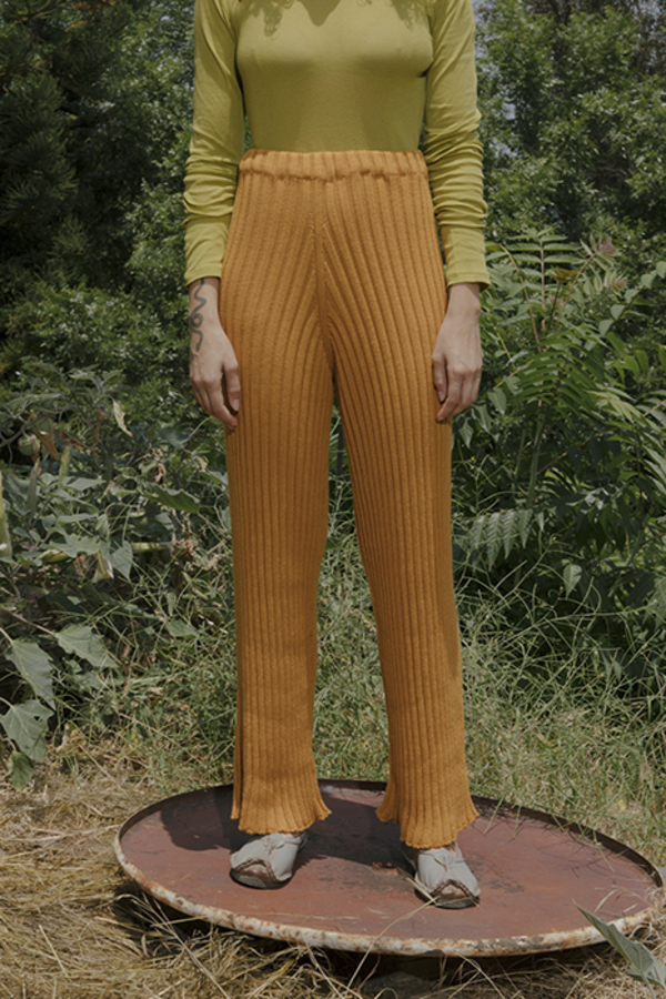 Baserange MARU PANTS - OKRA Baserange MARU PANTS - OKRA