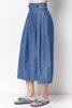 Corey Lynn Calter Trudy Chambray Wide Leg Pants - Thumbnail 2