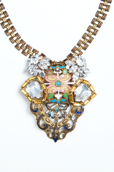 Lulu Frost - 50 Year Necklace with French Enamel Lulu Frost - 50 Year Necklace with French Enamel
