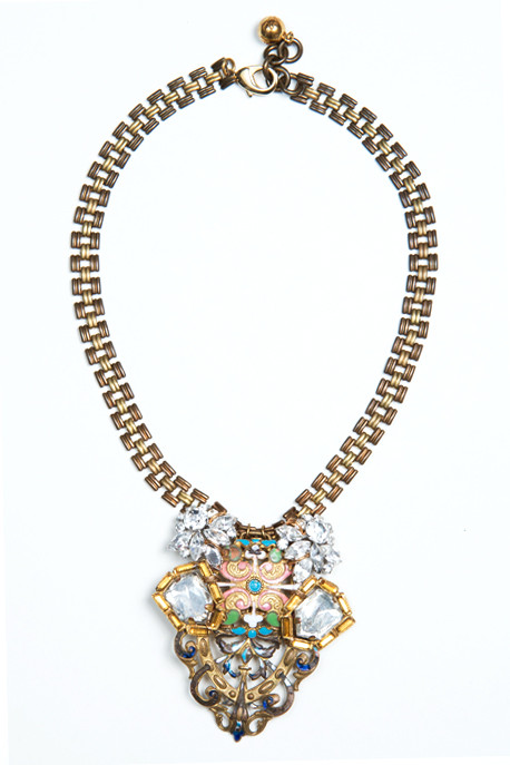 Lulu Frost - 50 Year Necklace with French Enamel Lulu Frost - 50 Year Necklace with French Enamel
