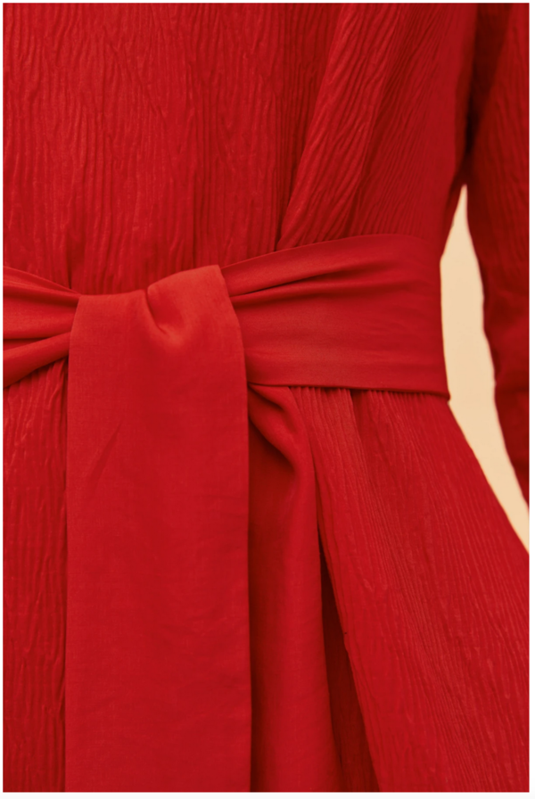 strapless open back dress Vogue-Worthy Peony Royale Gossamer Coquette Parisian Feather Dress main image 1