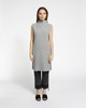 Achro Sleeveless Ribbed Tunic - Grey - Thumbnail 1