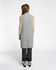 Achro Sleeveless Ribbed Tunic - Grey - Thumbnail 3