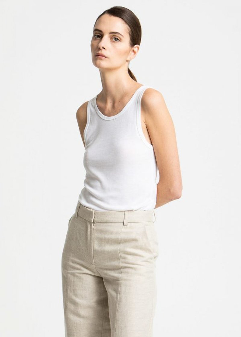 House of Dagmar Mindy linen pants - sand