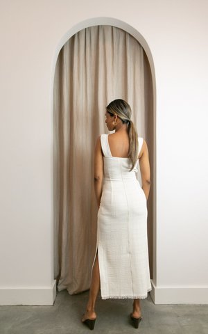 knee length dresses for ladies Be Mine Asym Dress in Black main image 0
