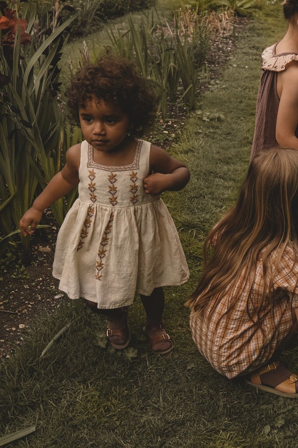 Baby Apolina Betty Dress Set - Alabaster | Garmentory