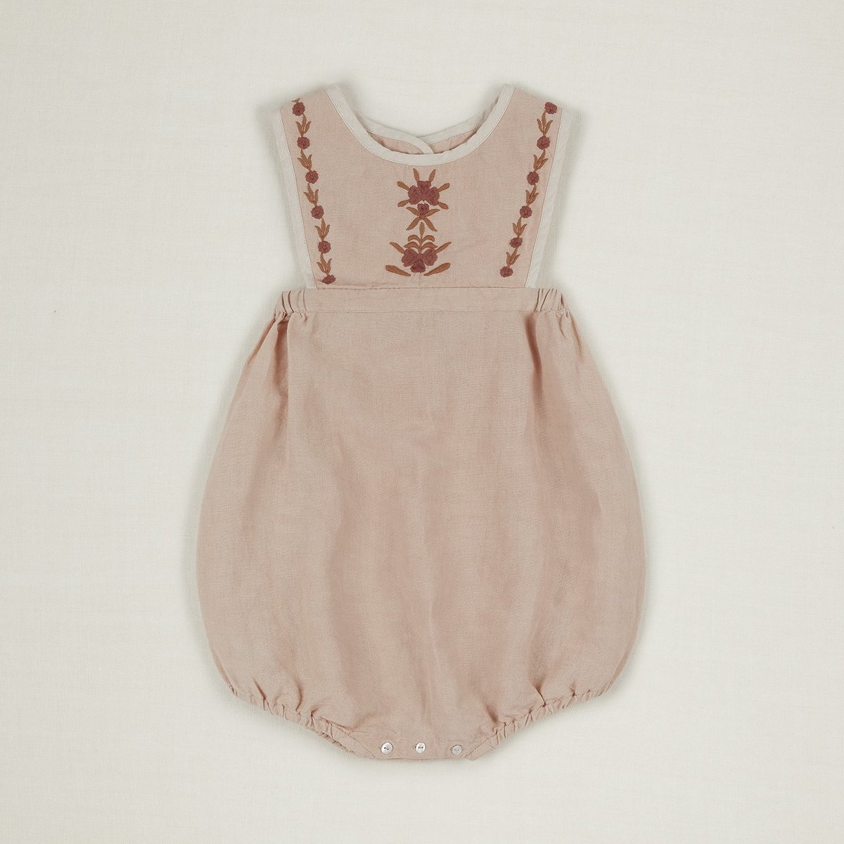 ロンパース・カバーオール Apolina Baby Joan Romper Pink Sand Apolina Baby Joan Romper Pink Sand