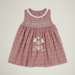 Kids Apolina Maren Dress - Dark Quilt Print | Garmentory