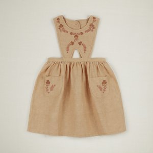 Kids Apolina Sylvie Pinafore - Hay | Garmentory