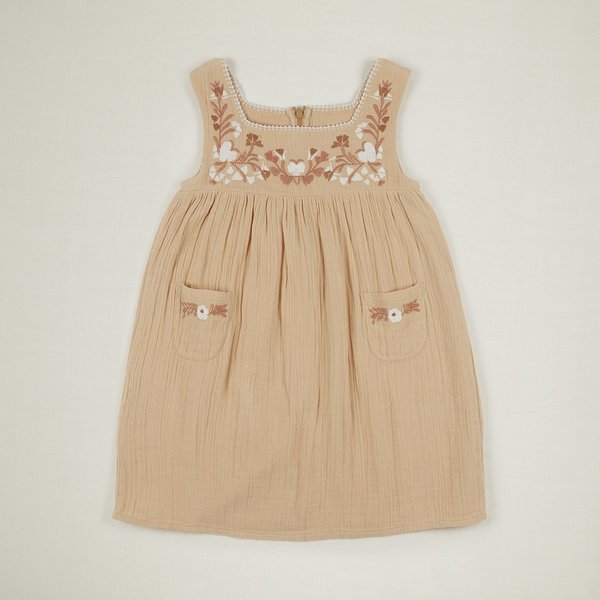 Kids Apolina Tabitha Dress - Hay | Garmentory