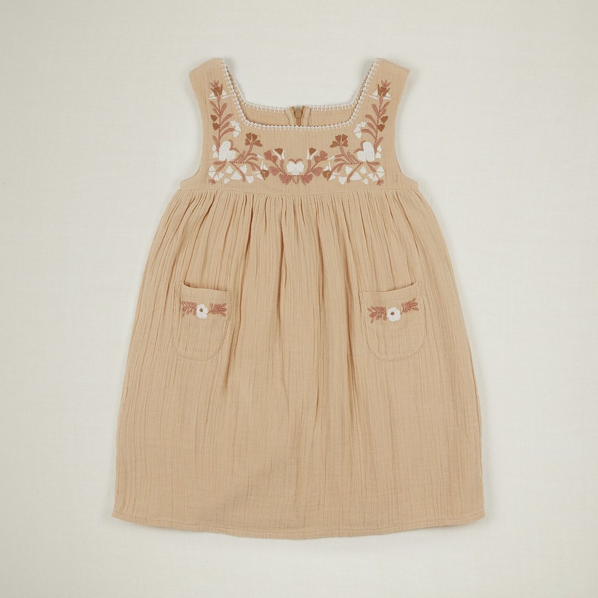 Kids Apolina Tabitha Dress - Hay | Garmentory