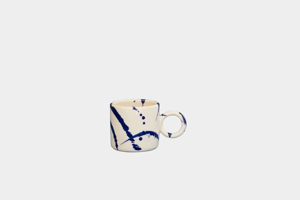 Earl Home splatter tapered mug - indigo Earl Home splatter tapered mug - indigo