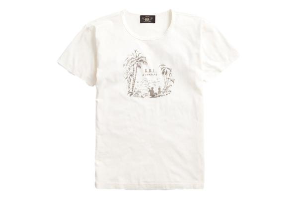 RRL Tropical-Print Jersey T-Shirt RRL Tropical-Print Jersey T-Shirt