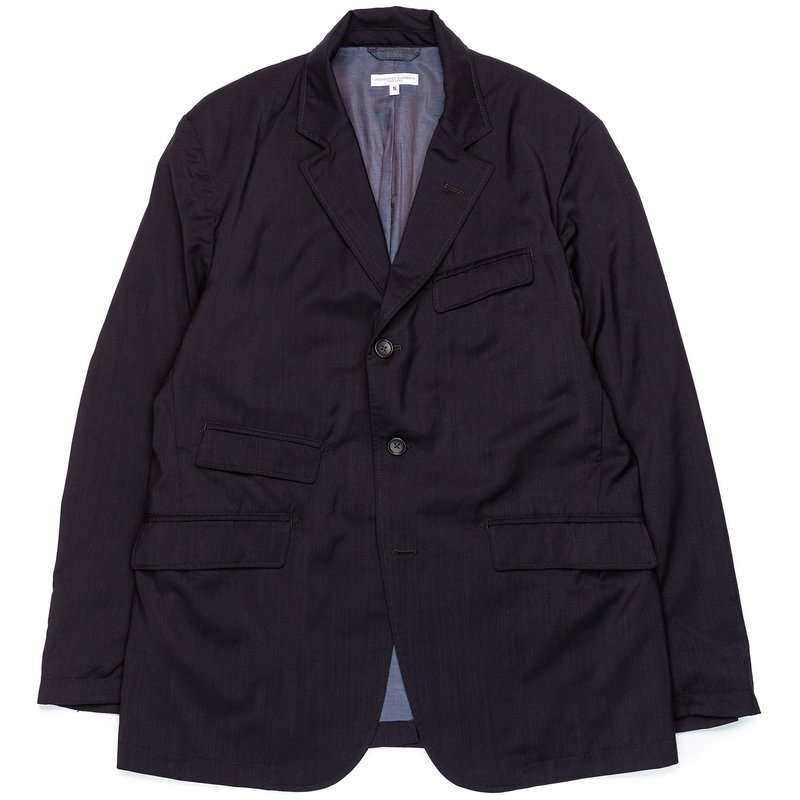 Engineered Garments Andover Jacket - Dark Navy Tropical Wool