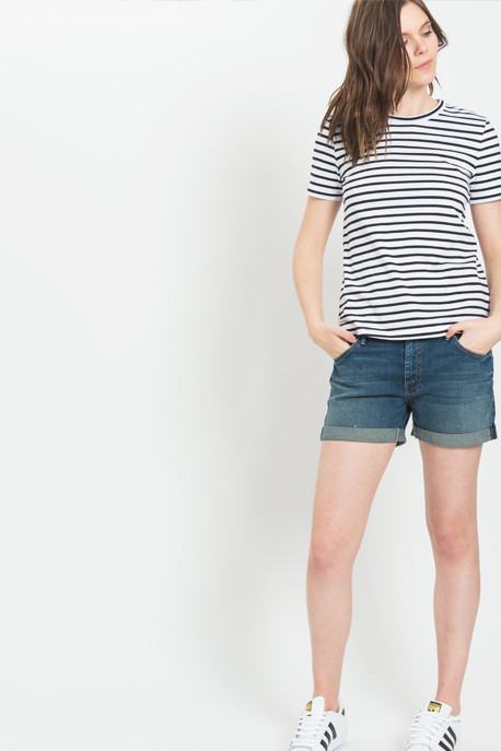 A.L.C. - Classic Crewneck Striped Tee A.L.C. - Classic Crewneck Striped Tee