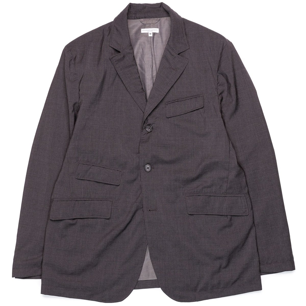 Engineered Garments Andover Jacket - Grey Tropical Wool | Garmentory