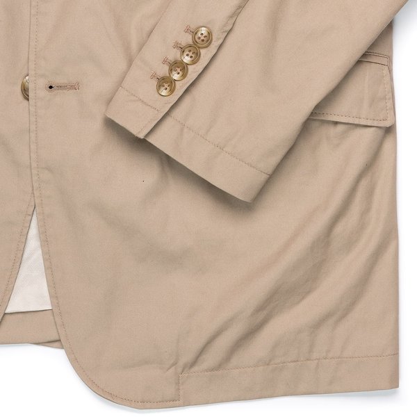 Engineered Garments Andover Jacket - Khaki High Count Twill Engineered Garments Andover Jacket - Khaki High Count Twill