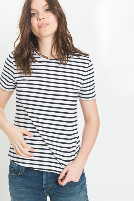 A.L.C. - Classic Crewneck Striped Tee A.L.C. - Classic Crewneck Striped Tee