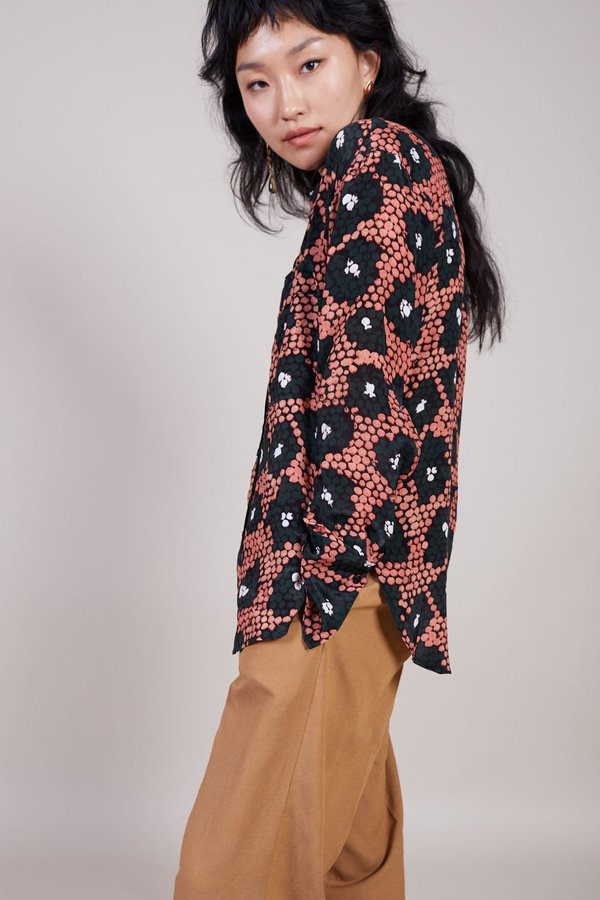 Christian Wijnants Tamir Shirt - Coral Daisy Christian Wijnants Tamir Shirt - Coral Daisy