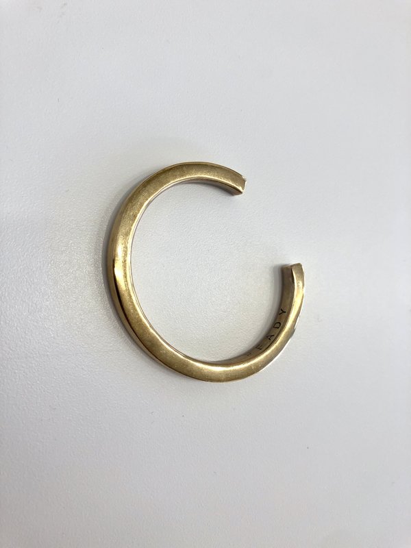 Matthew Ready Objects medium square solid cast cuff - bronze Matthew Ready Objects medium square solid cast cuff - bronze