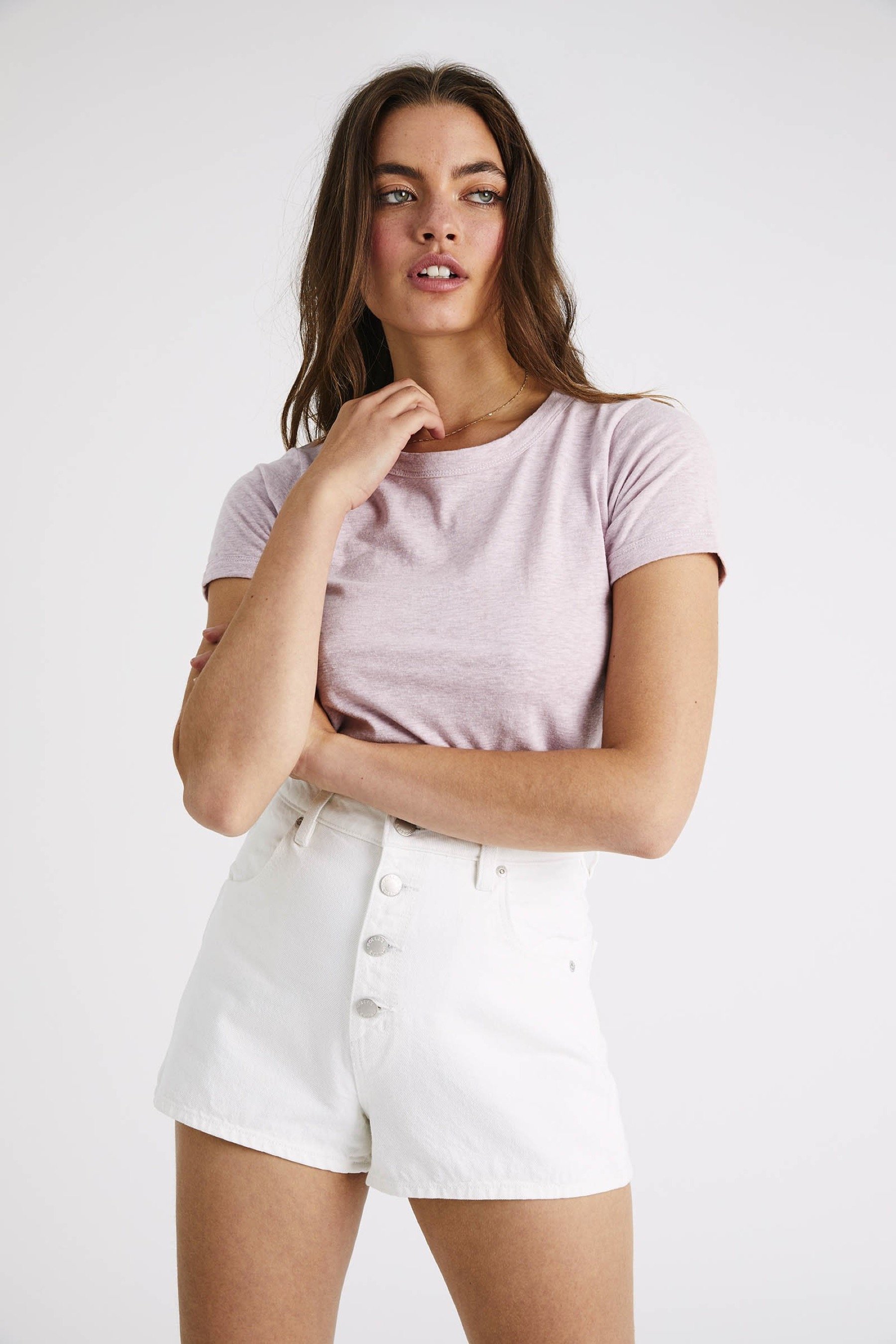 Rollas Vintage Dusters Short - White 