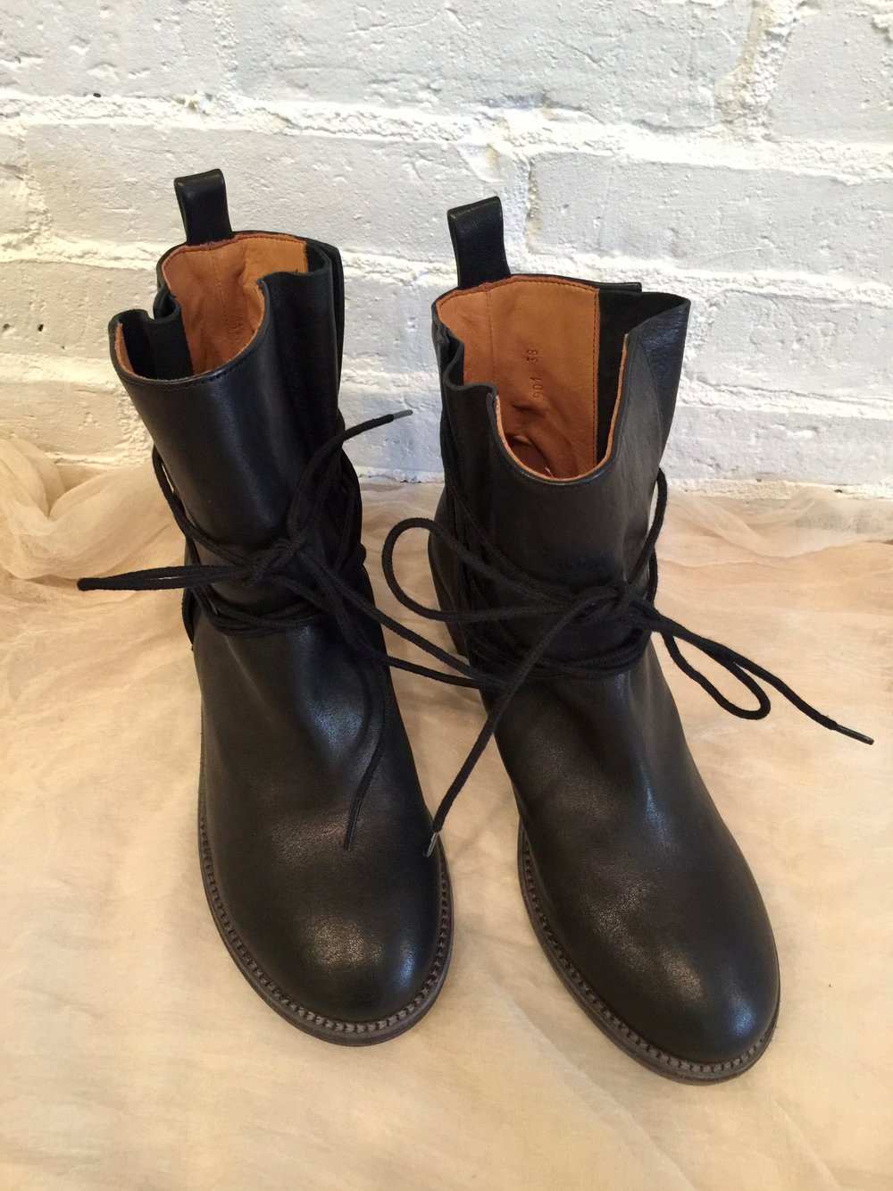 P. Monjo Yes Boot Black Garmentory