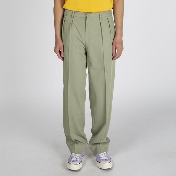 Fucking Awesome Pleated Pants - Soft Lime Fucking Awesome Pleated Pants - Soft Lime