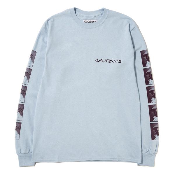 Mister Green x Black Weirdos Ganziiz Long Sleeve T-shirt - Sky