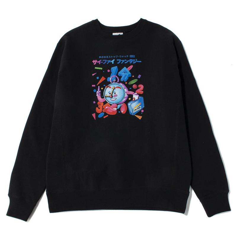 スケートボード SCI-FI FANTASY - TIME TRAVEL SWEATSHIRT Sci-Fi Fantasy Skateboards Big Logo Hoodie Black – Black