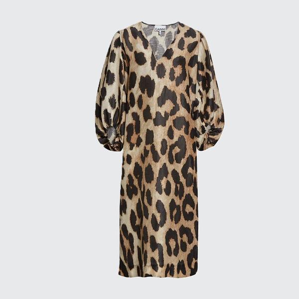 Ganni Silk Linen Maxi Dress Ganni Silk Linen Maxi Dress