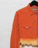 Denimist Cropped Agnes Trucker - orange dip dye - Thumbnail 2