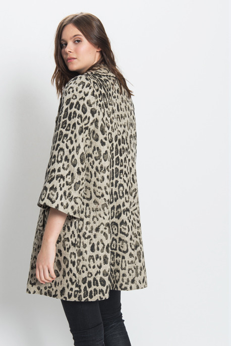 Smythe Les Vestes - Leopard Mini Opera Coat Smythe Les Vestes - Leopard Mini Opera Coat