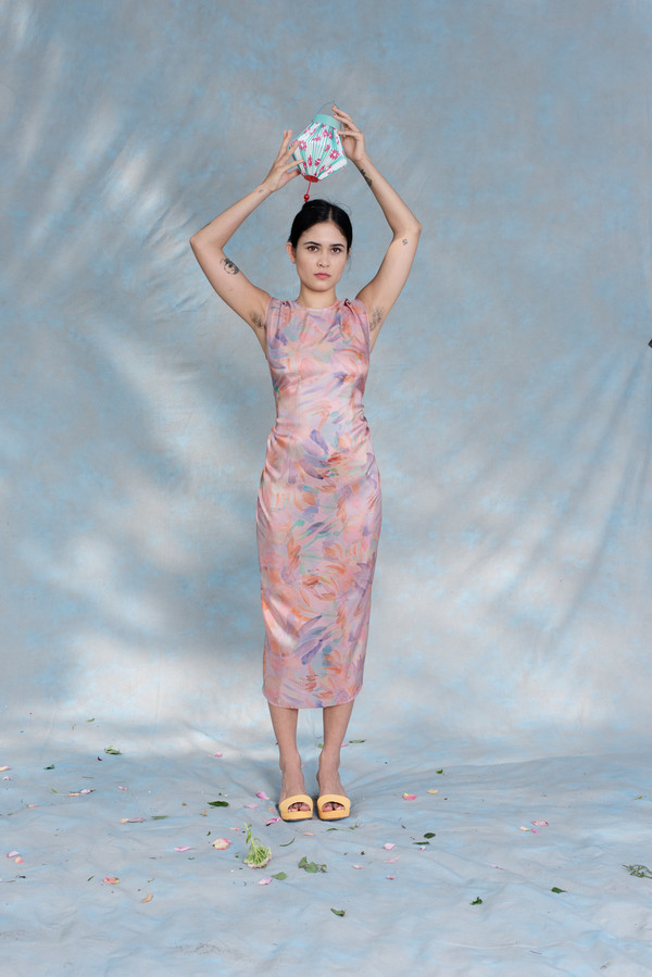 Anntian Dress - Pink Bouquet | Garmentory