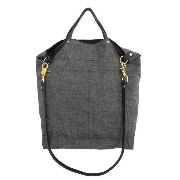 Ali Golden REVERSIBLE BAG with BLACK STRAP - black Ali Golden REVERSIBLE BAG with BLACK STRAP - black