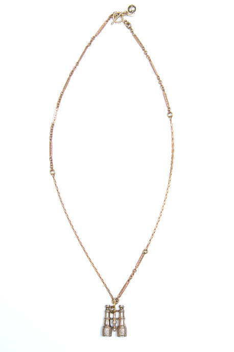 Lulu Frost - One Point Vintage Binocular Charm Necklace Lulu Frost - One Point Vintage Binocular Charm Necklace