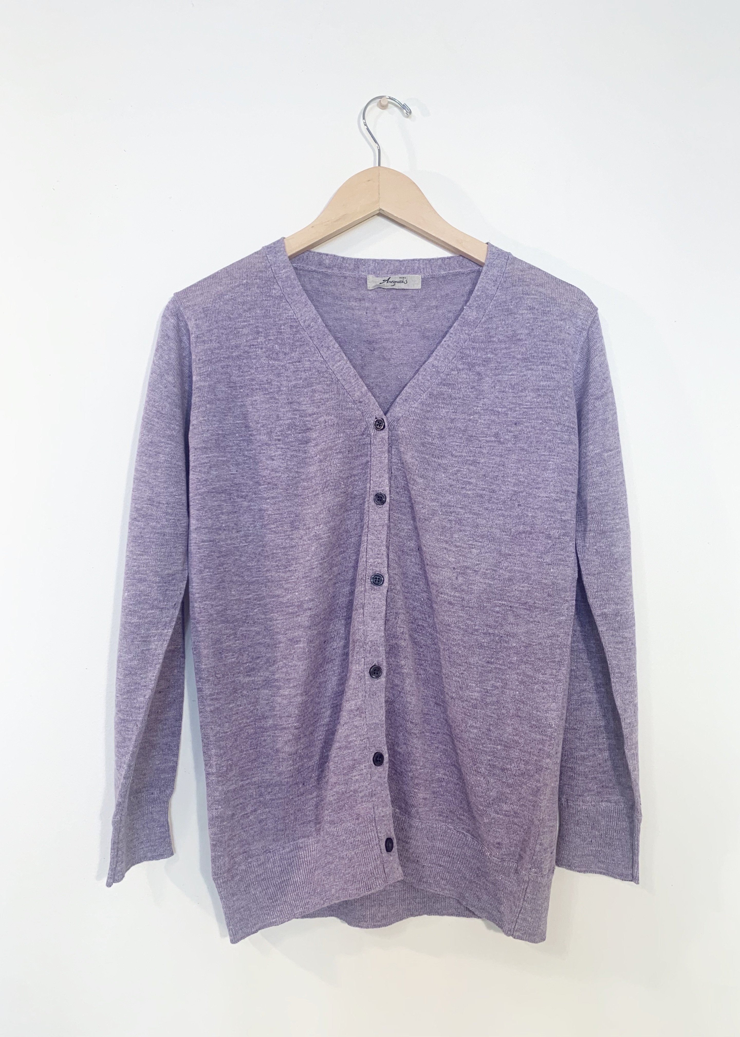 Ichi Antiquites Knit Linen Cardigan | Garmentory