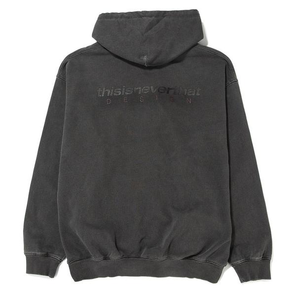 thisisneverthat DSN Logo Zip Up Hoodie - Charcoal thisisneverthat DSN Logo Zip Up Hoodie - Charcoal