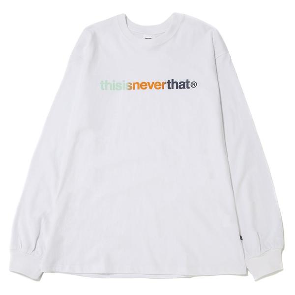 thisisneverthat T-Logo Long Sleeve T-shirt - White thisisneverthat T-Logo Long Sleeve T-shirt - White