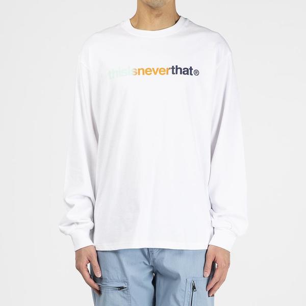 thisisneverthat T-Logo Long Sleeve T-shirt - White thisisneverthat T-Logo Long Sleeve T-shirt - White