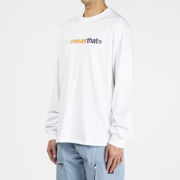 thisisneverthat T-Logo Long Sleeve T-shirt - White thisisneverthat T-Logo Long Sleeve T-shirt - White